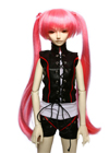Popular Anime style with long thin pony tails at the sides to show the pureness look and feel.
